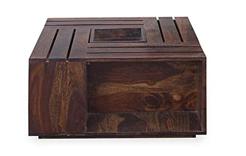 Image of Wooden Center Table for Living Room | Coffee Table for Home Wooden Coffee Table for Living Room and Office | Tea Table | Sofa Set Center Table in WalnutFinish
