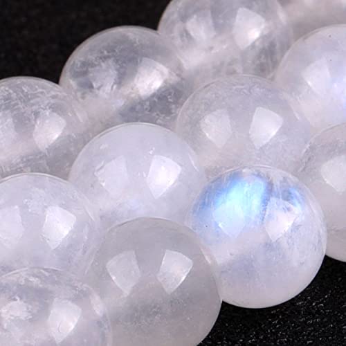 Joe Foreman Moonstone Beads For Jewelry Making Natural Gemstone Semi Precious 8Mm Round Aaa Grade 15" #TOP1