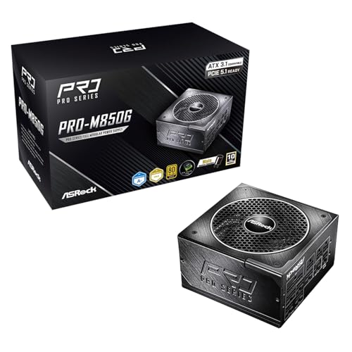 ASRock PSU PCIe 12V-2x6�P�[�u���W������ �f���A���J���[�݌v �d�����j�b�g PRO-M850G �������K�㗝�X�i