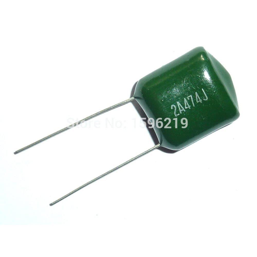 Amazon | 20個マイラーフィルムコンデンサ100V2A474J 0.47uF