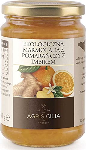 ORANGE MARMOLADE MIT GINGER BIO 360 g - AGRISICILIA Cover