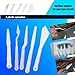 E6000 Plus Adhesive Bundle: 1.9 fl oz Tube with 10 Snip Tip Applicators, Set of 5 Plastic Spreader Tools and Set of 5 Nail Dotting Tools - Double-Headed with Various Sizes for Optimal Application