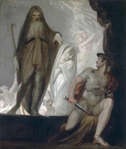 Pintura Poster Tiresia predice il a Ulisse Henry Fuseli Cuadro Decorativo Grande 60x90