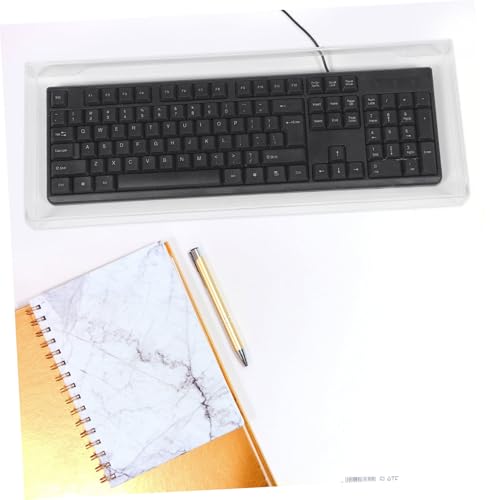 Protector de teclado de acrílico transparente y cubierta antigatos resistente 4