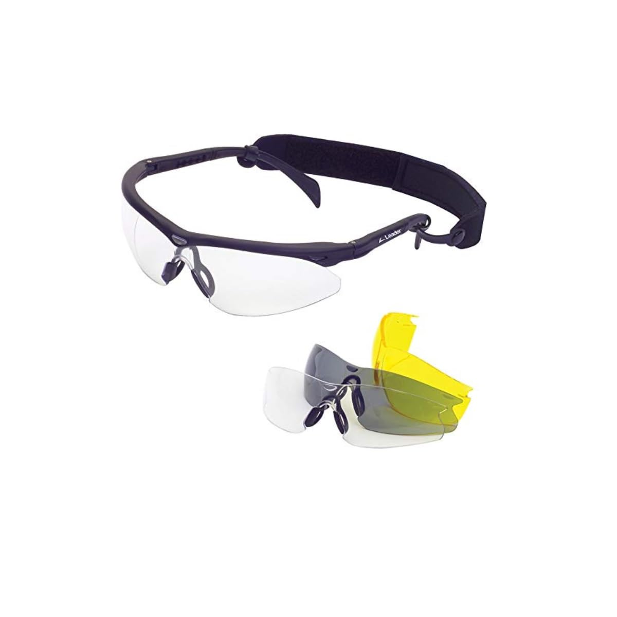 5 STAR BUYER RATED Trophy-II Tri-Pack Protective Eyewear Eyeguard Adult Non-RX Sports Goggles - Compatible with Leader