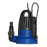 [page_title]-ALLEGRA Flachsaugerpumpe Flachsaugpumpe Tauchpumpe Flachsaugend Gartenpumpe Pumpe für Pool Zubehör Reinigungsset Bodensauger Sauger Schmutzwasserpumpe Regenfasspumpe mit Schwimmer