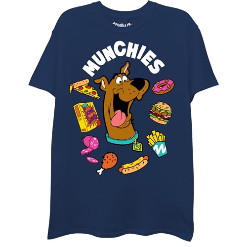 T-shirt Scooby-Doo homme manches courtes bleu marine taille M, l'idée cadeau geek idéale