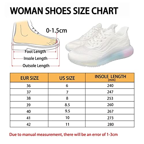Gongbawa Red And White Polka Dot Sneakers For Women Size 8 Running Shoes Breathable Air Cushion Girls Tennis Shoes Lightweight Walking Athletic Casual Shoes #TOP4
