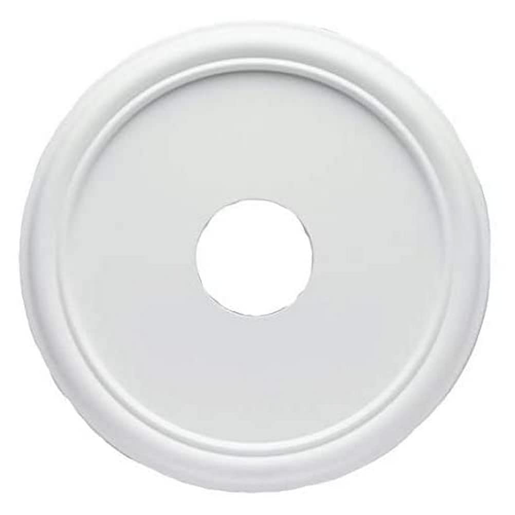 Westinghouse Lighting 7773340 Rosetón para Techo con Acabado Blanco Liso 40 cm