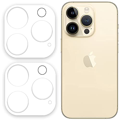 Tough Lee (Pack of 2 Camera Lens Protector Tempered Glass for Apple iPhone 14 Pro, iPhone 14 Pro Max (Transparent)