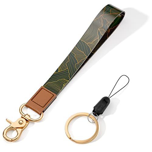 Image of Wrist Lanyard Key Chain, Wristlet Strap Keychain Holder for Women Men Car Keys Wallet Card Phone