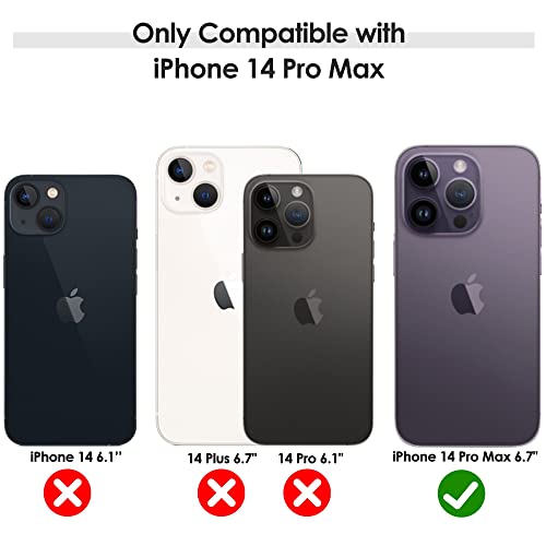 Lohasic For Iphone 14 Pro Max Cases 6.7" 5G Wallet Compatible With Magsafe, Premium Pu Leather Luxury Phone Case With Detachable Flip Card Holders Protective Men Cover 2022 - Brown #TOP1