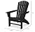 POLYWOOD Nautical Curveback Adirondack Chair, Heavy Duty HDPE Outdoor Patio Furniture, Fire Pit Chair for Deck, Lawn, Garden, Made in USA