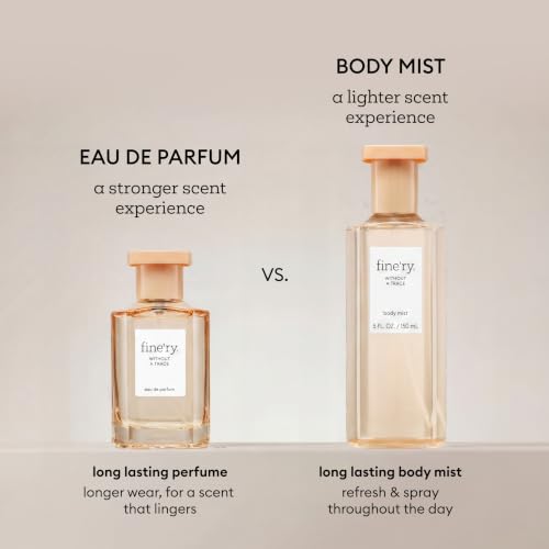 Image of Fine'ry Floral Skin Musk Mini Hair + Body Mist Fragrance Spray for Women & Girls - Without a Trace Citrus, Woody Scent - Orange Neroli Blossom, Cedarwood, Musk, Travel Gift for Teens (2.5 Fl Oz)
