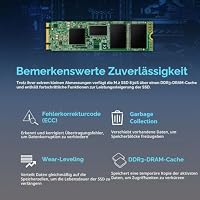 Transcend 256GB SATA III 6Gb/s MTS830S 80 mm M.2 SSD 830S SSD TS256GMTS830S, schwarz / grün – Ansicht 7