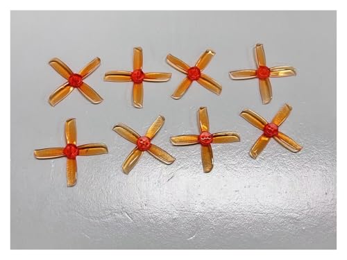 ForGEMFAN 8 �s�[�X/4 �y�A 2036 4 �u���[�h�v���y�� CW CCW ������ 2 �C���`�t���[�� 1105 1106 1108 FPV ���[�V���O(Clear Orange)