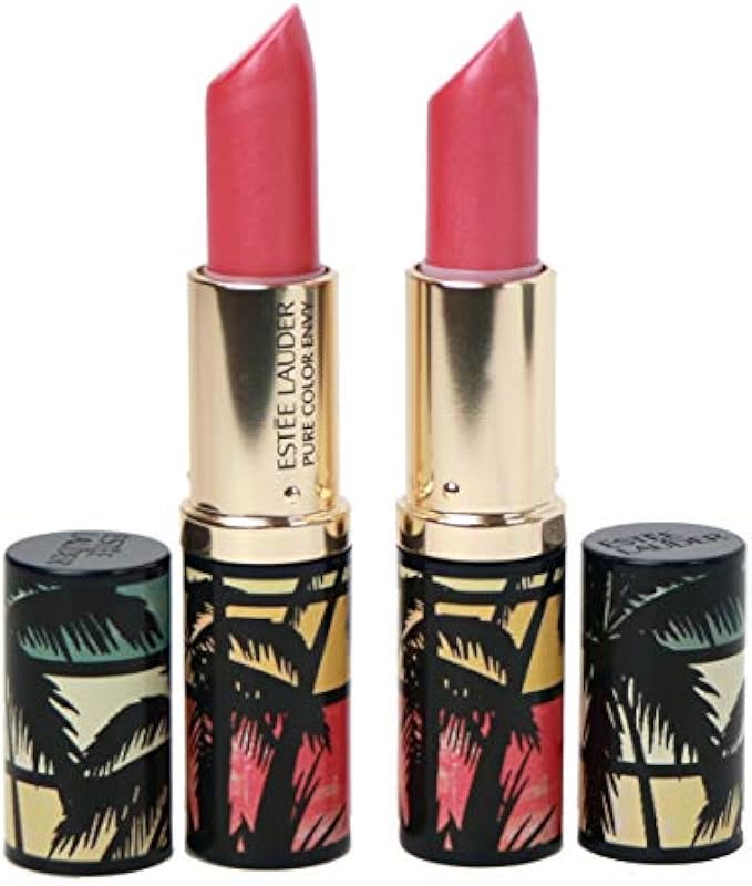 Pack of 2 x Estee Lauder Pure Color Envy Hi-Lustre Lipstick 223 Candy, 0.12 oz each Sample Size Unboxed