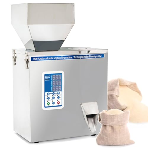 SUSEMSE Powder Filling Machine, Multifunction Automatic Filling and Packing Machine, Particle Subpackage Machine For Beans Nail Beads Candy Particulate Matters Weighting and Filling