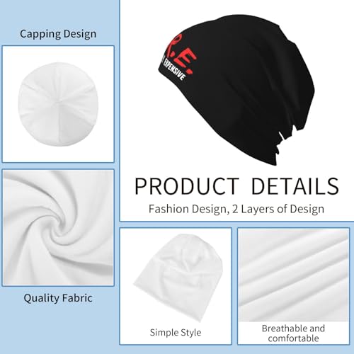 Gorro Beanie Negro Unisex para Mujer miniatura 7