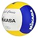 Mikasa VX20 Beach Classic Volleyball White, Official Size, Synthetic Material, 3 Color Panel Design, Affordable Price