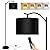 BoostArea Floor Lamp for Living Room,Arc Floor Lamp with Remote Control,Stepless Dimmable Brightness & Colors Temperature 2700k-6500k,Modern Standing Lamp for Bedroom Study Room Office,Black
