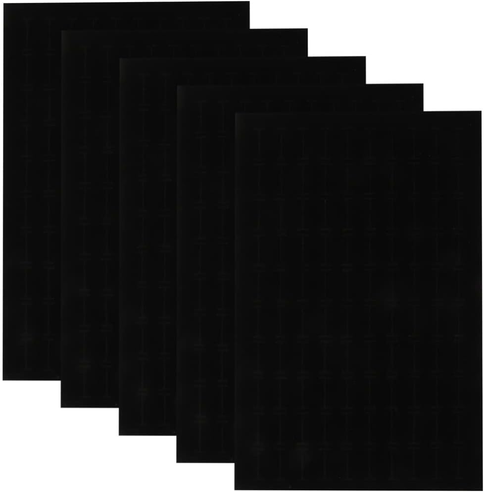 100 Stück Dichtungs-Innenfutter Aus Schaumstoff, Ø 20–101 Mm – Passend Für Flaschen & Kosmetikdosen, 95 Mm, Schwarz, Druckempfindlich