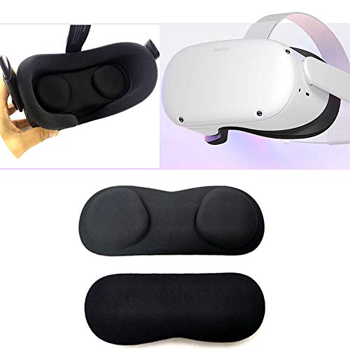 Cover Dust Replacement for Oculus Quest 1/2 Accessories, 1 Pack Universal VR Lens Protective Pad Face Cover Dust Proof, Washable Protective Sleeve Virtual Reality Accessories eye mask VR Headset