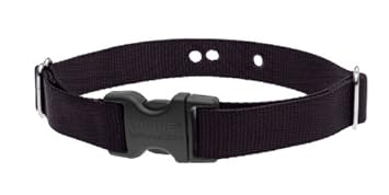 Lupine 1-Inch Black 16-24-Inch Containment Collar Strap for Large Dogs