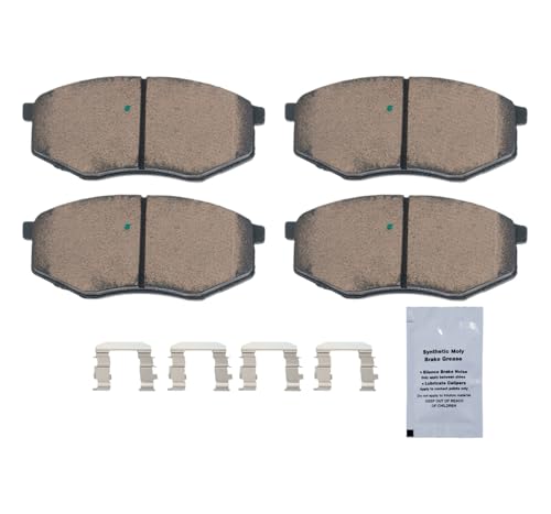 Image of HUSCH D1447 Front Ceramic Brake Pads Kit Fit For Hyundai Tucson 2010-2012, For Kia Sportage 2011