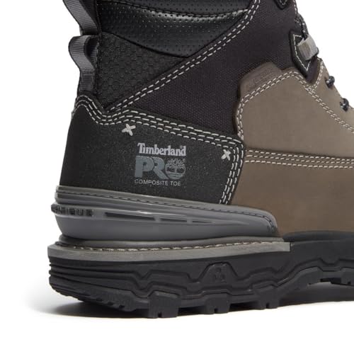 Timberland PRO Men's Boondock Ultralight 6 Inch Composite Safety Toe Waterproof Industrial Work Boot, Grey/Black, 10.5 Medium - image 3