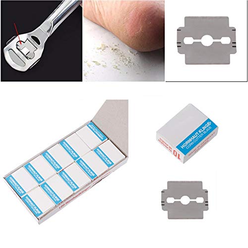 Yimart Professional Pedicure Stainless Steel Foot Corn Callus Remover Cutter Blades for Cuticle Dead Skin - Thumbnail 2