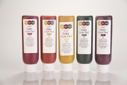 Wee Can Too Original Natural Finger Paint 'Tottle Set'