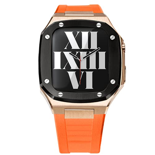 Bracelet en acier inoxydable de 41 mm et 45 mm style luxe pour modifier votre Apple Watch