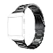 Produktbild Für Fitbit Ionic Gurt, angolf Fitbit Ionic Edelstahl Band Smart Watch verstellbar Ersatz-Riemen mit Metall Armband Schnalle Schließe für Fitbit Ionic Fitness Zubehör