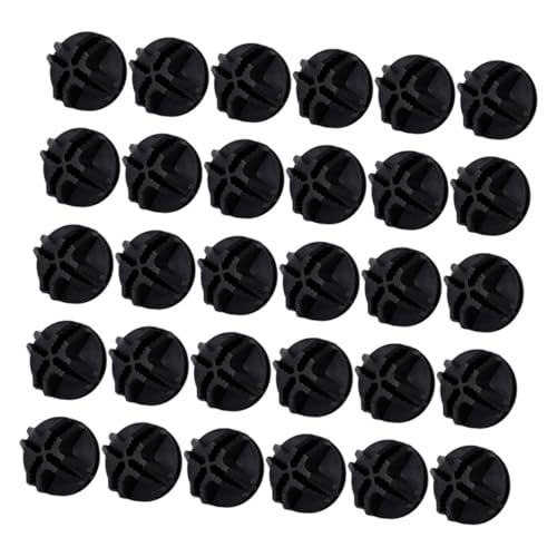 BESPORTBLE Metal Shelving Unit Connectors 50pcs White Abs Connectors Strong Grid Shelving Connectors for Wire Cube Storage Easy to Install