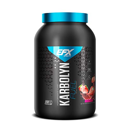 EFX Sports Karbolyn Fuel | Pre, Intra, Post Workout Carbohydrate Supplement Powder | Carb Load, Energize, Improve & Recover Faster | Easy to Mix | Strawberry (4 LB 4.8 OZ)â¦