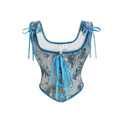 Corset moulant rétro aux finitions soignées nuance gris foncé M