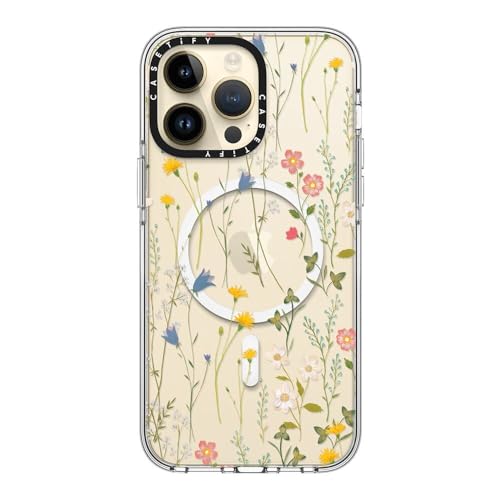 Coque fleurie iPhone 14 Pro Max CASETiFY transparente et compatible MagSafe - 4