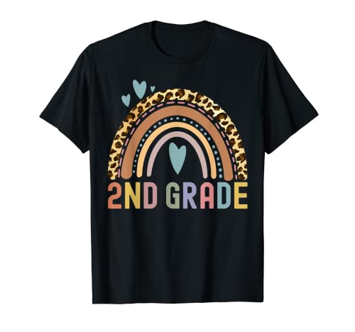 Equipo de maestros de 2do grado Rainbow Girls Boys Team 2nd Grade Squad Camiseta