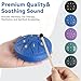 RANMING 4.5 Inch 8 Note C Key Steel Tongue Drum - Tongue Drum for Meditation, Yoga & Sound Therapy, Portable Handpan Drum with Soothing Harmonics, Ideal Gift for Beginner&Adults, Blue