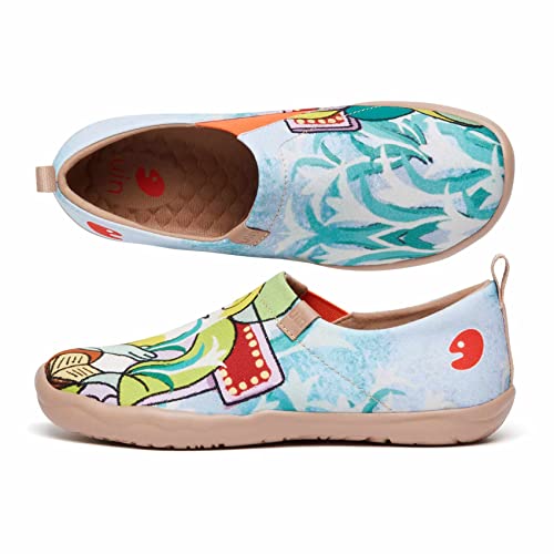 Image of UIN Women's Art Travel Shoes Slip On Casual Cozy Loafers Lightweight Comfort Fashion Sneaker Toledo Ⅰ