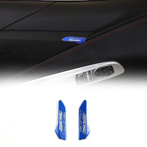 Badge haut-parleur Corvette C8 édition 70e anniversaire en alu