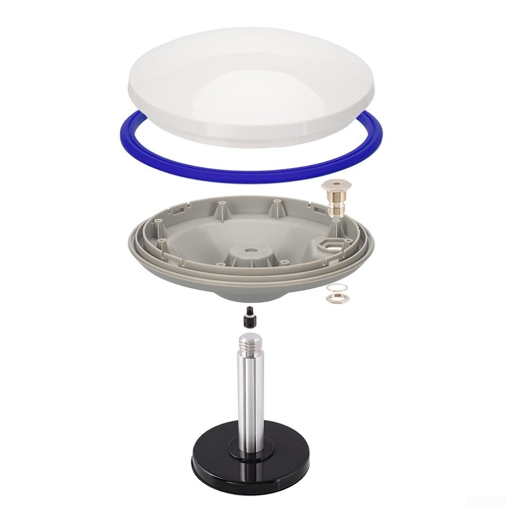 Guscio antenna per sistemi GNSS a banda completa, migliora le prestazioni nelle attività di rilevamento e ingegneria (blu)