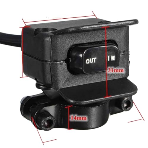 Interrupteur de treuil 12V avec ligne de commande de 3 mètres pour ATV et UTV - 6
