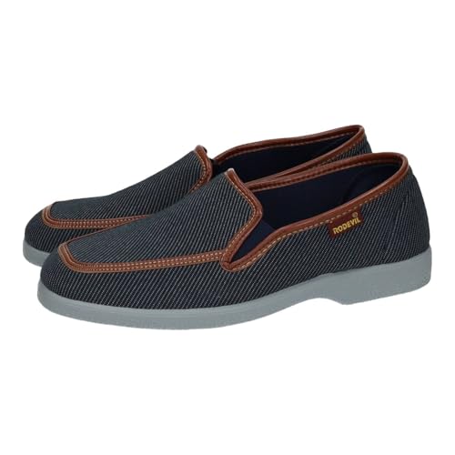 Rodevil 604 Zapatillas Rejilla Hombre Zapatillas Azul 44