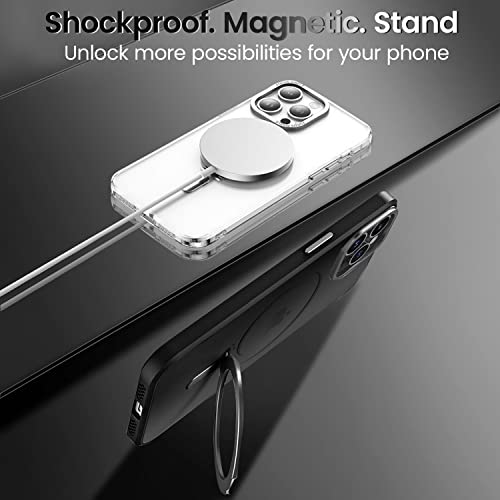 Coque pour iPhone 14 Pro Max coque compatible avec MagSafe étui antichoc noir dur - 2