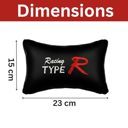 Image of Adroitz Car Neck Rest Pillow Set of 2 - Ergonomic Breathable Seat Headrest Cushion for Driving - Universal Fit Interior Accessory for Neck Support & Head Rest - Premium Car Pillow for Seat Comfort
