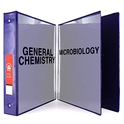 Emraw Super Great 1 1/2" 3-Ring View Binder With 2-Pockets - Available In Purple - Great For School, Home, & Office (2-Pack) #TOP2