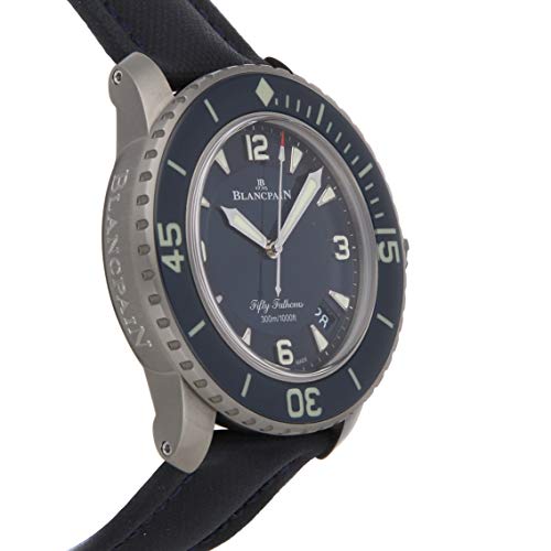 Blancpain Fifty Fathoms Mechanical (Automatic) Blue Dial Mens Watch 5015-12B40-O52A (Pre-Owned)4