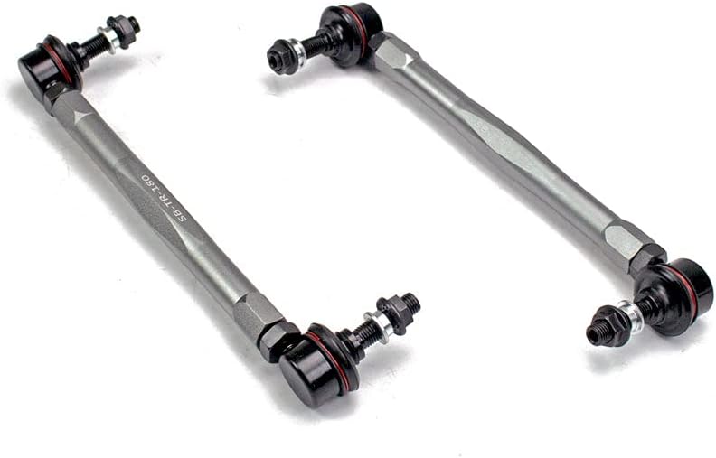 Bieletas dianteiras ajustáveis da barra estabilizadora Godspeed SB-TR-180-12 – 230 a 280 mm, parafuso de 10 mm